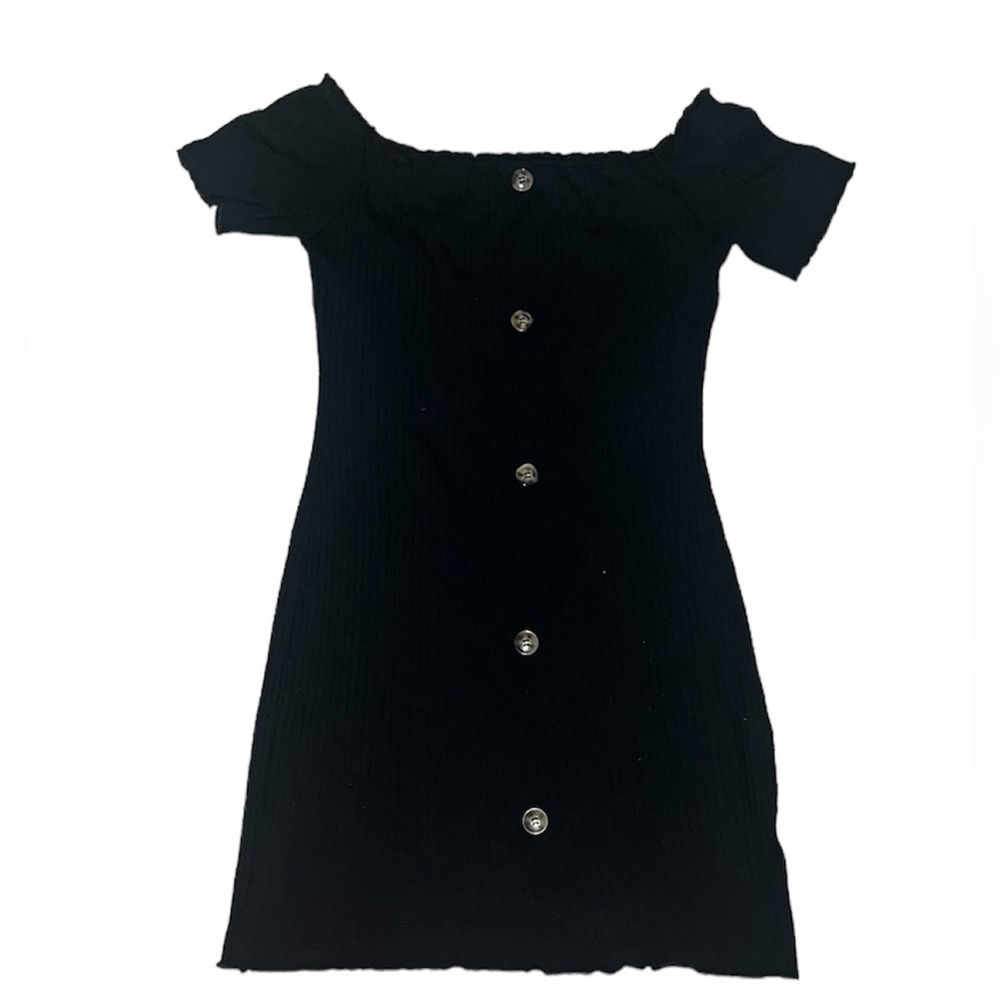Off Shoulder Ribbed
Bodycon Dress